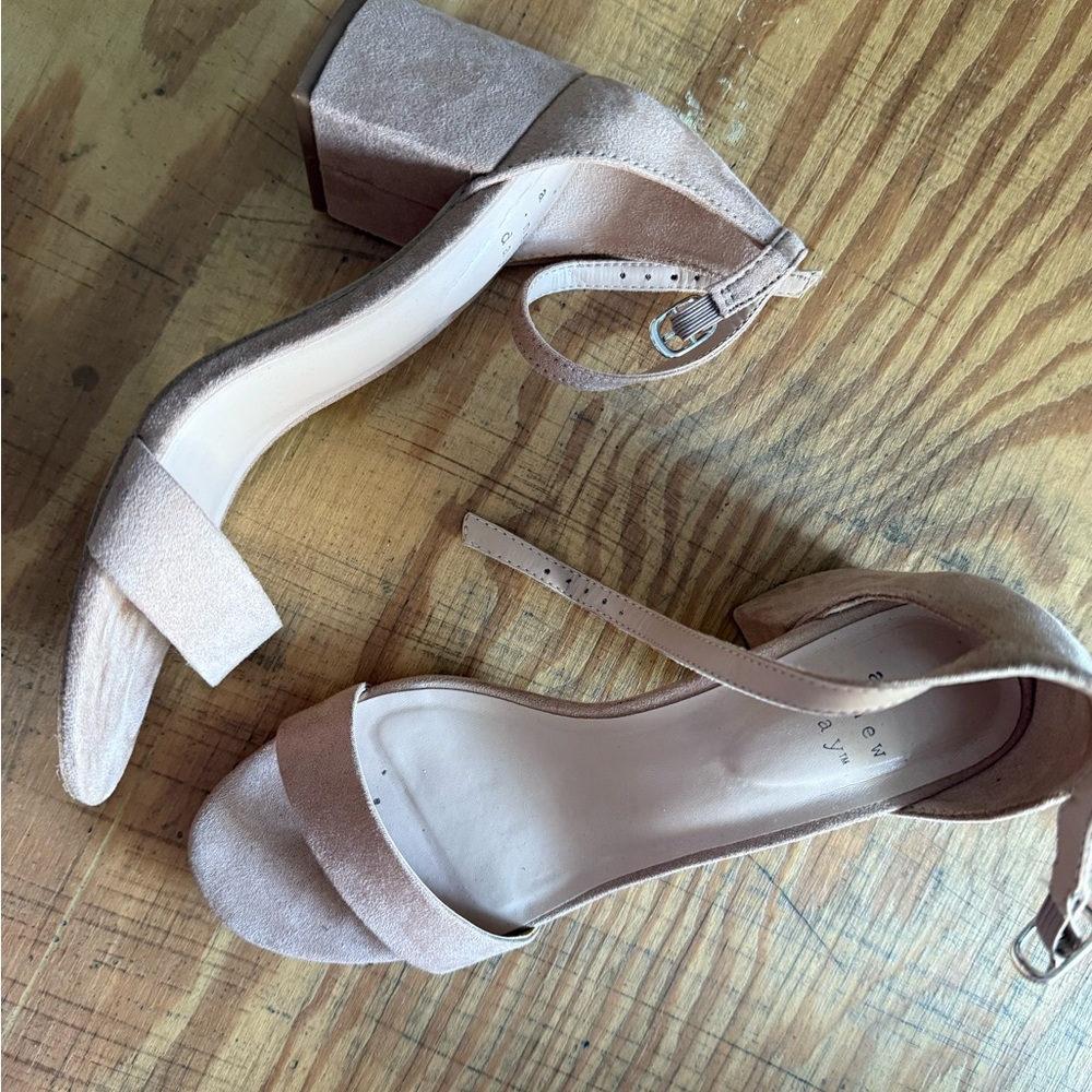Suede wedges